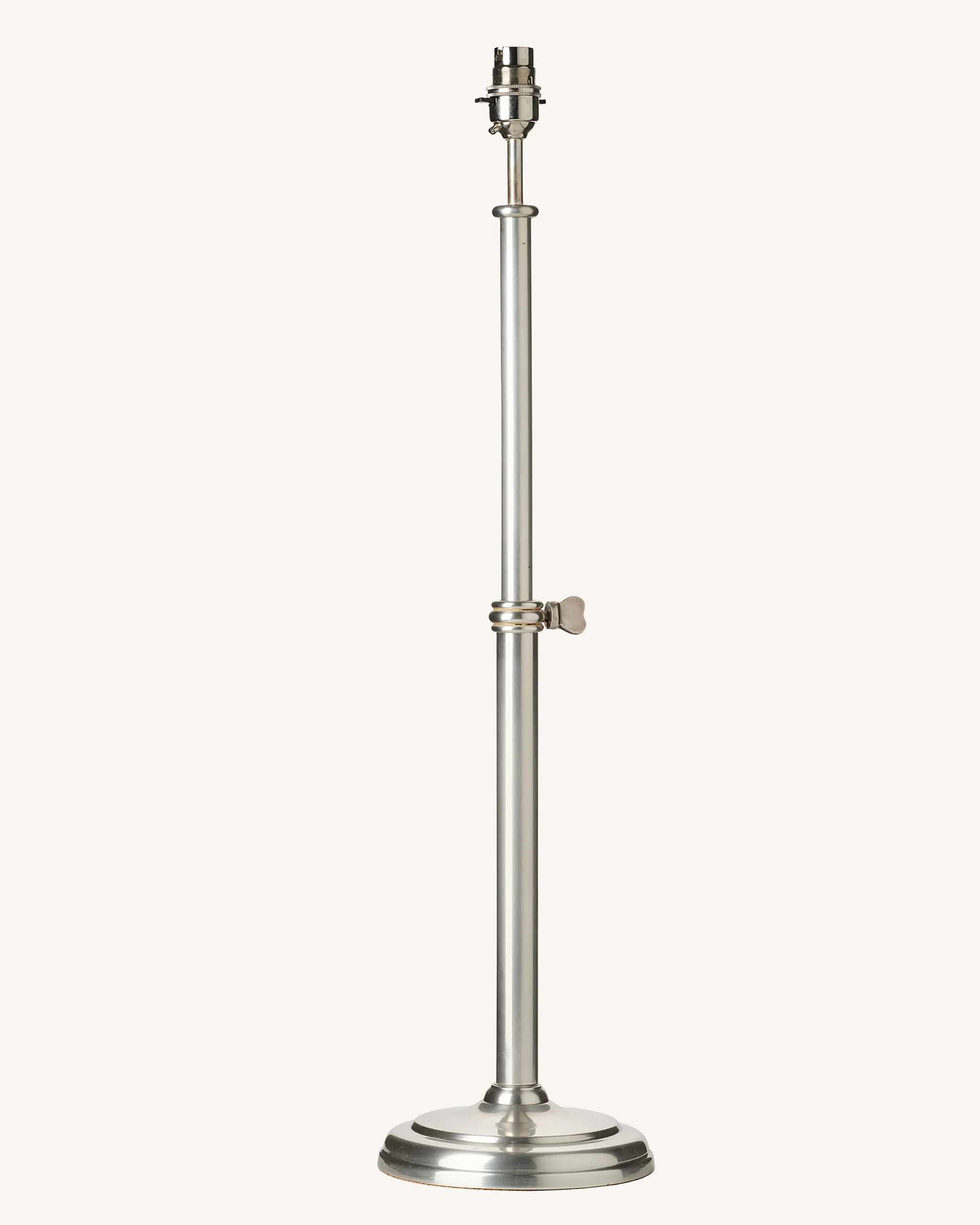 Adjustable Table Lamp Base, Silver - Image 6