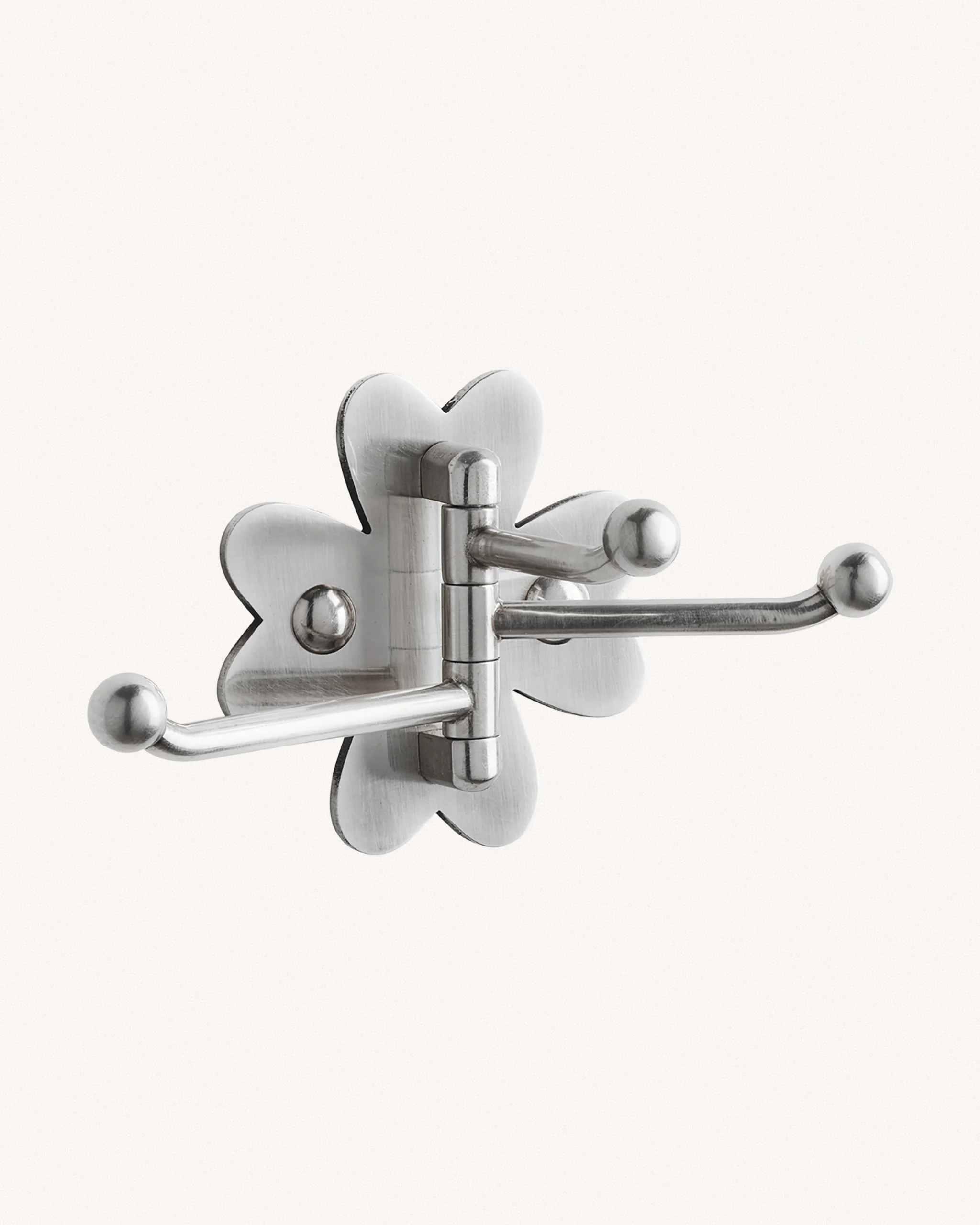 Clover Swing Arm Hook, Brushed Nickel - Image 4