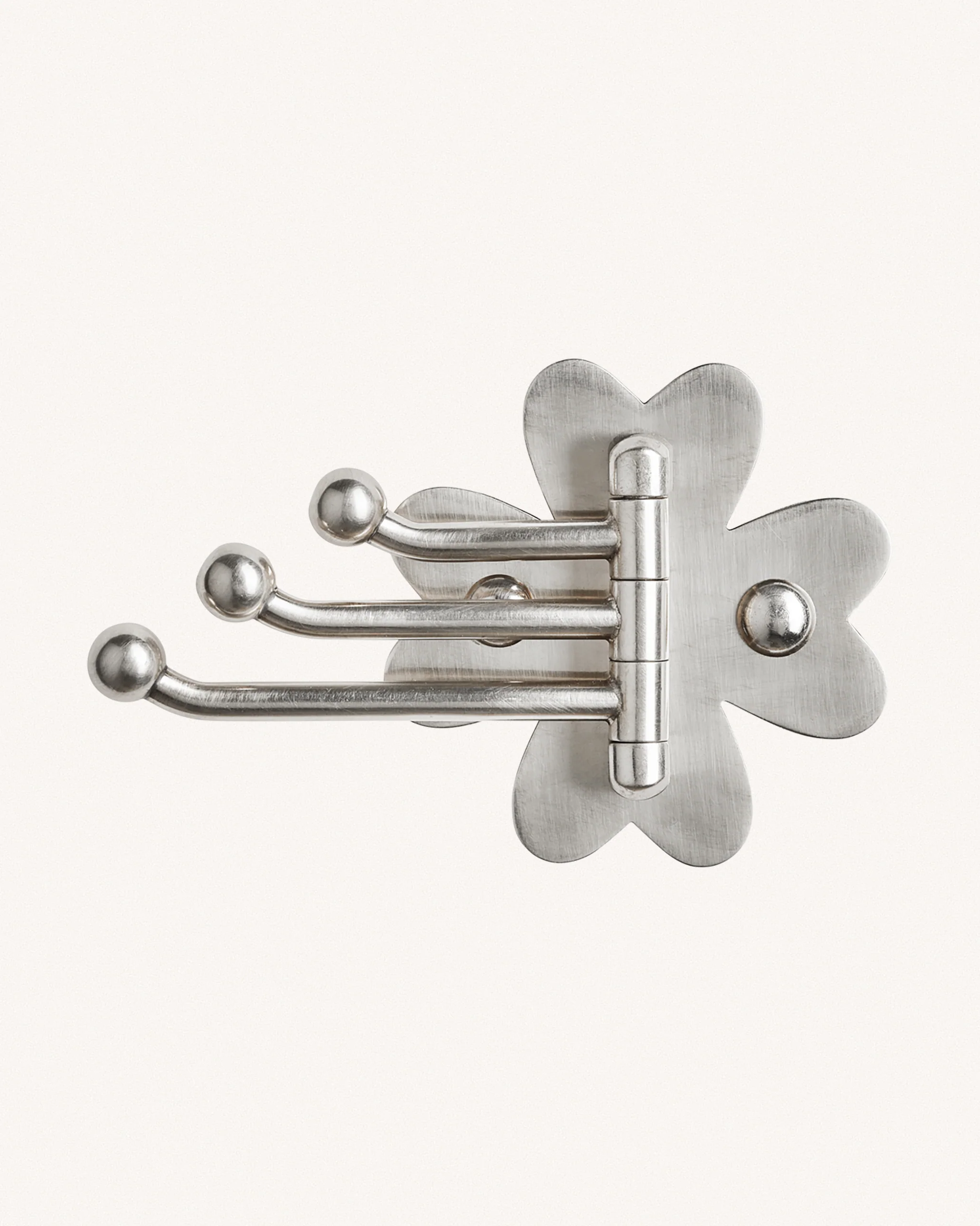 Clover Swing Arm Hook, Brushed Nickel - Image 5