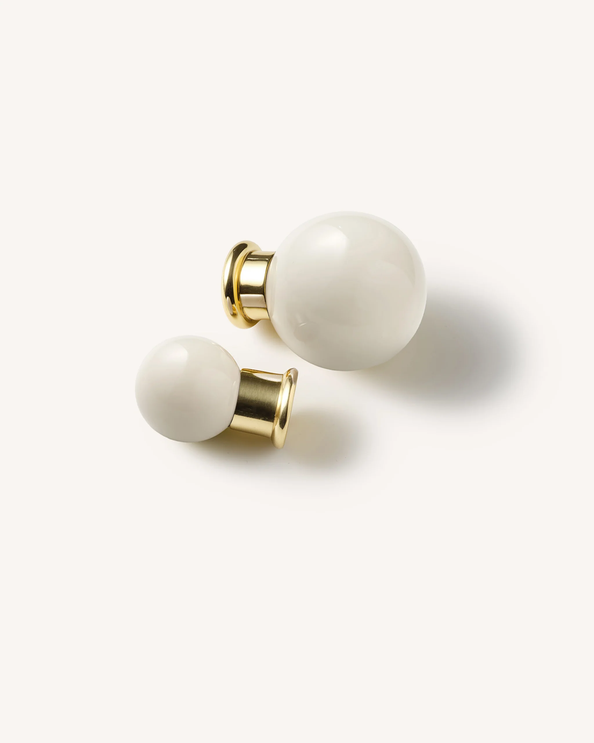 Coloured Knob, Warm White, Brass - Image 5