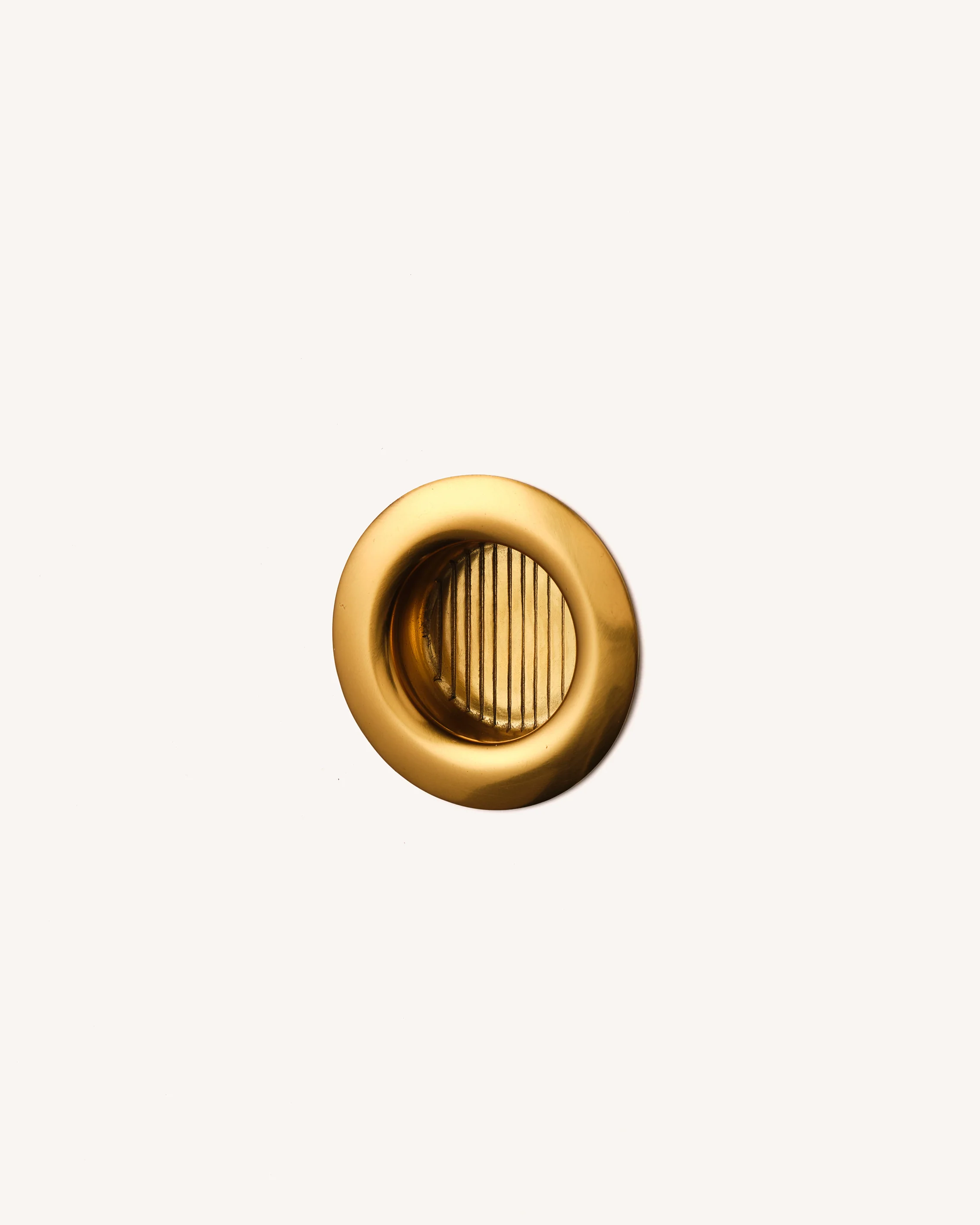Curve Recess Pull, Aged Brass, Small - Image 3