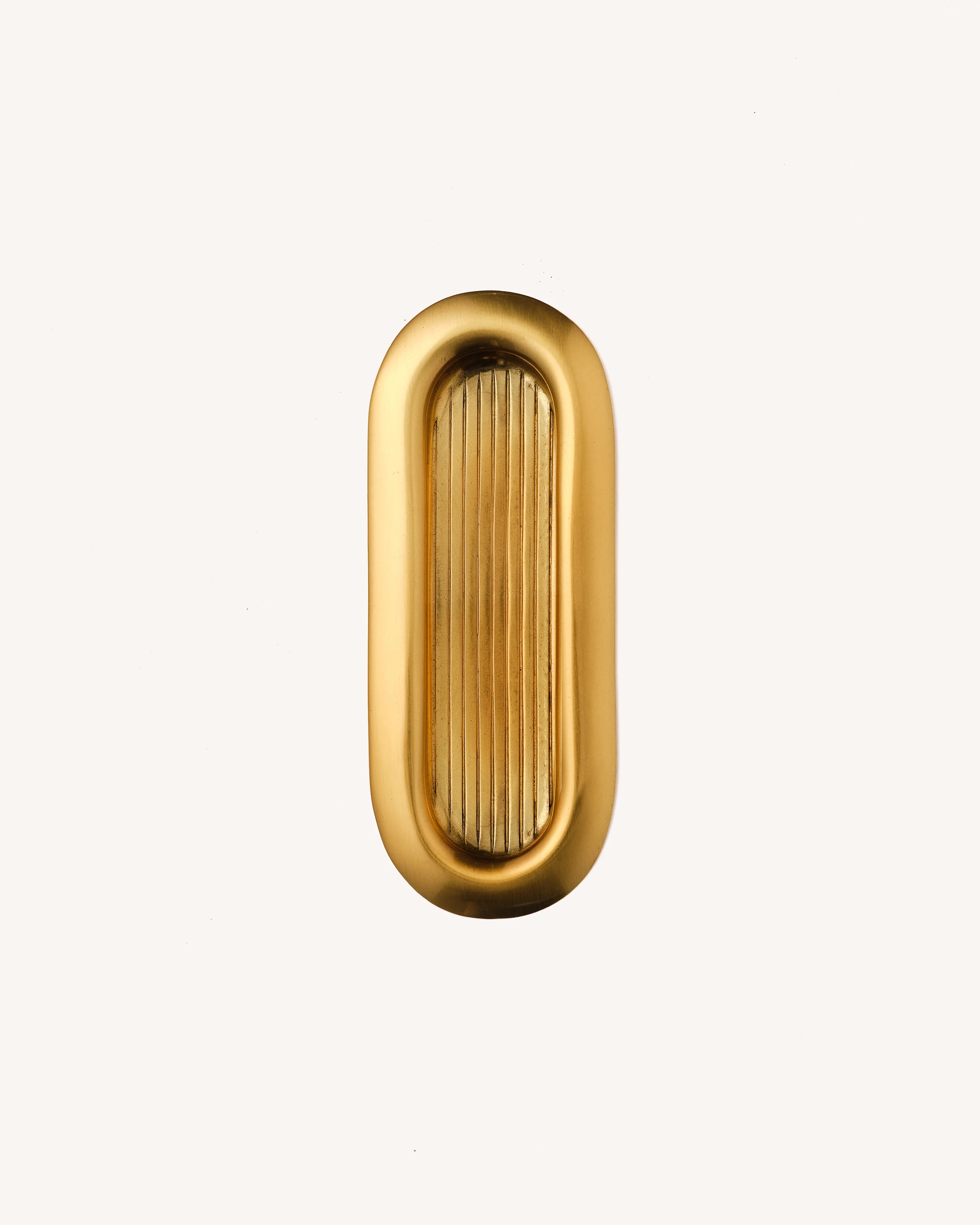 Curve Recess Pull, Aged Brass, Large - Image 4