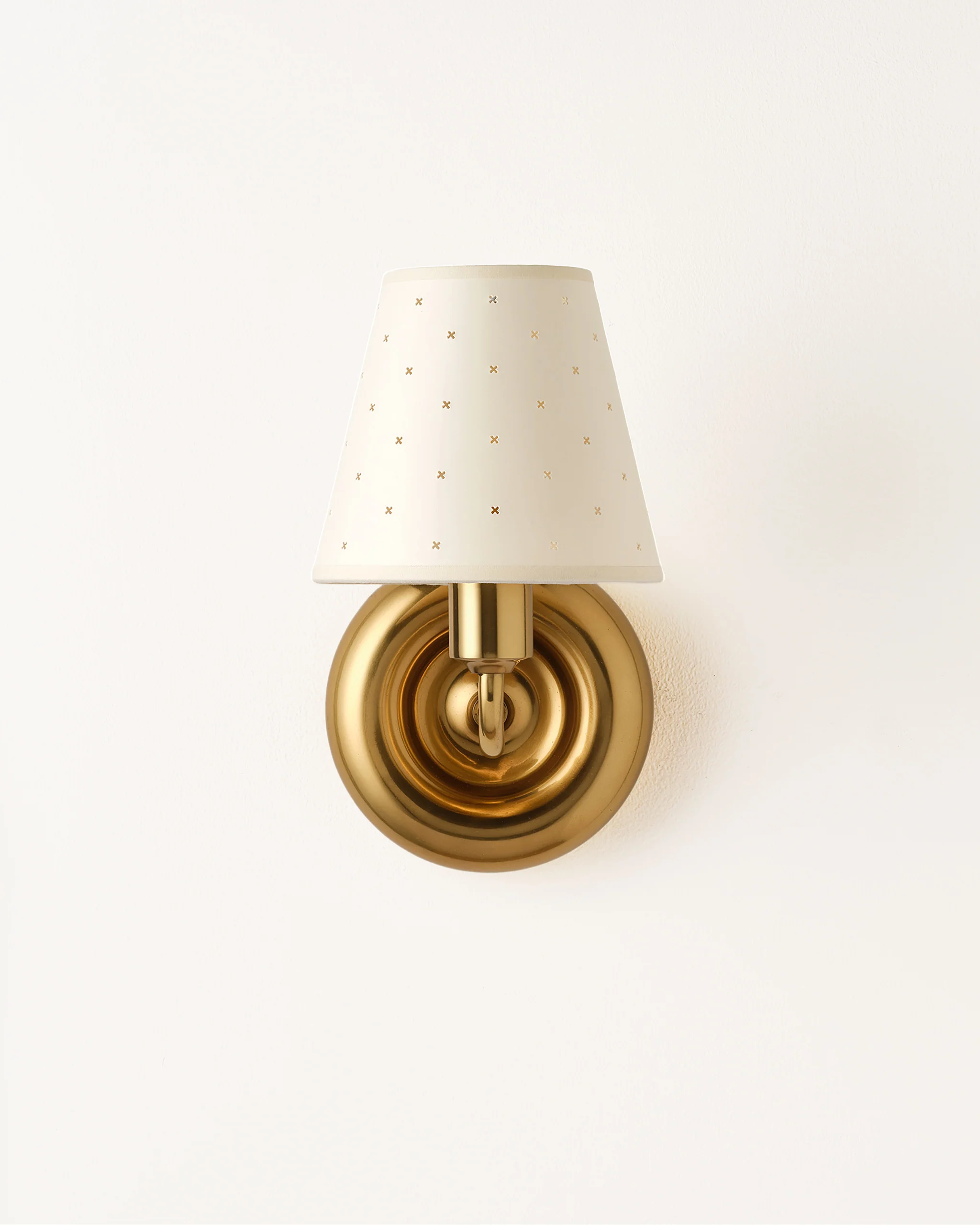 Donut Wall Light, Aged Brass - Image 5