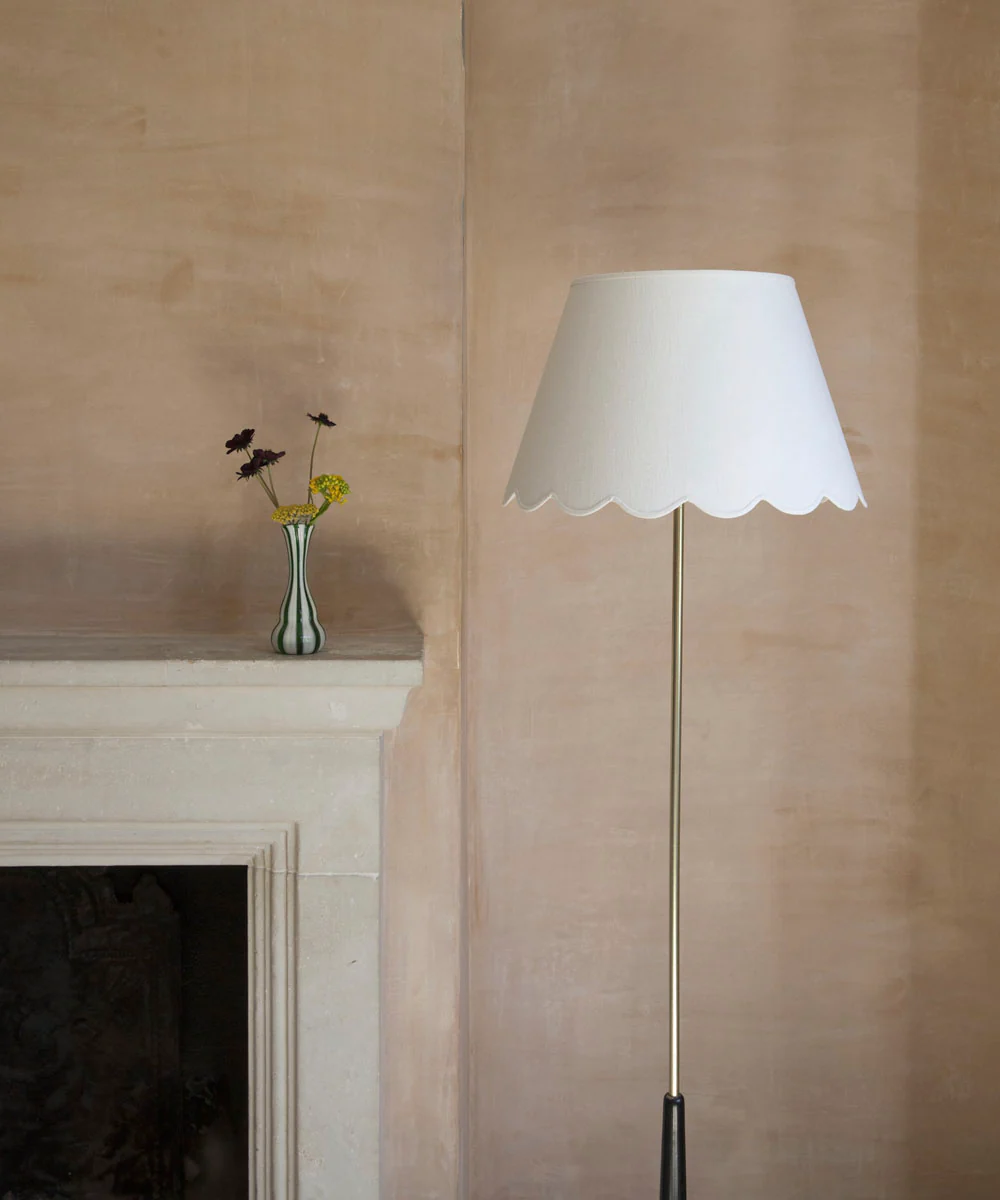 Fabric Scallop Lampshade, Large - Image 2