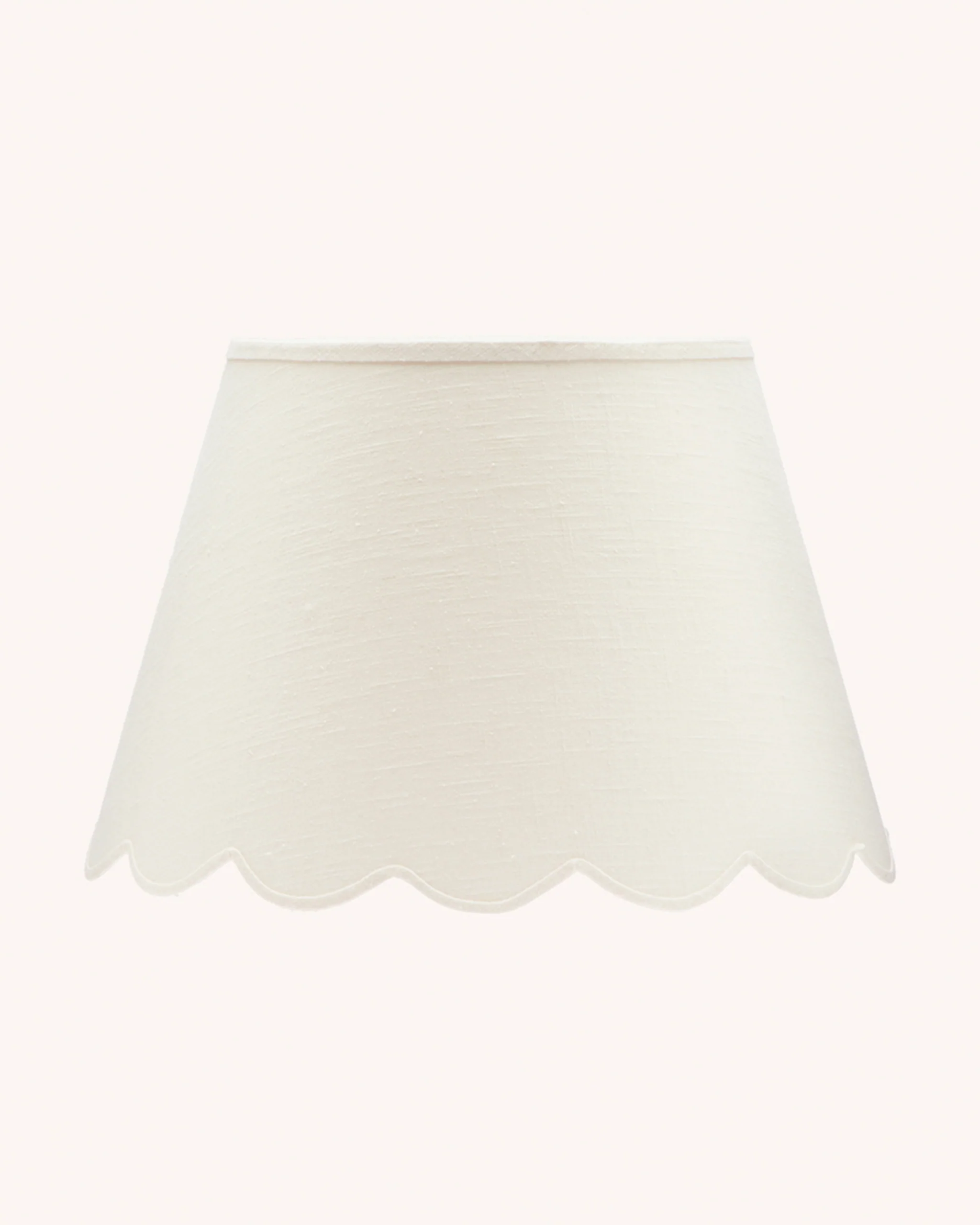 Fabric Scallop Lampshade, Medium - Image 3