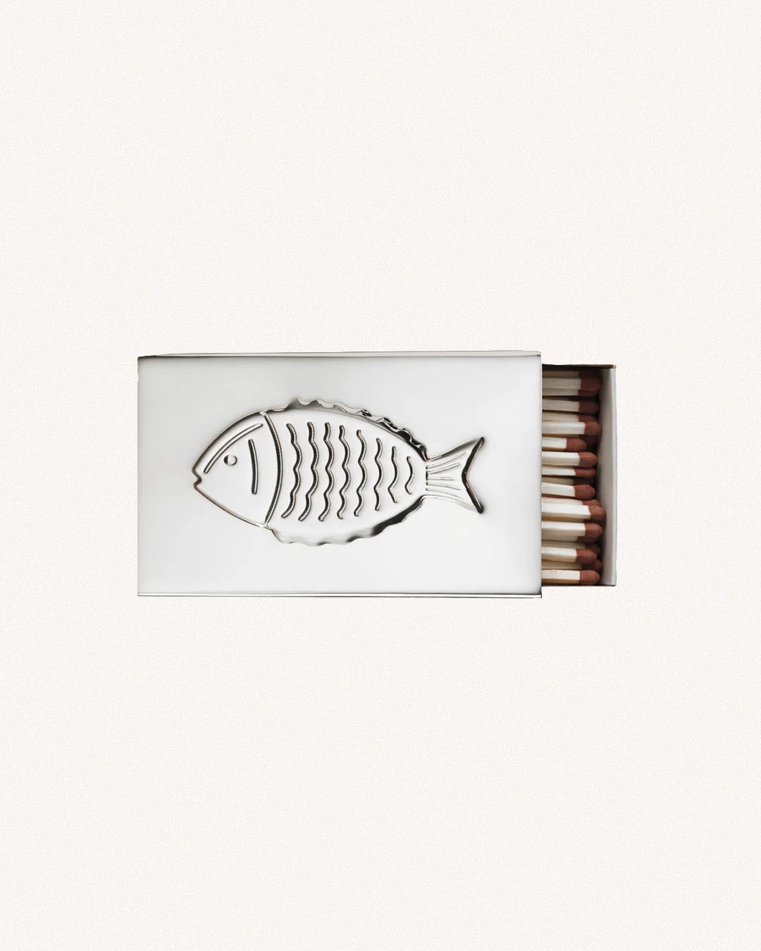 Fish Matchbox Sleeve, Silver - Image 4