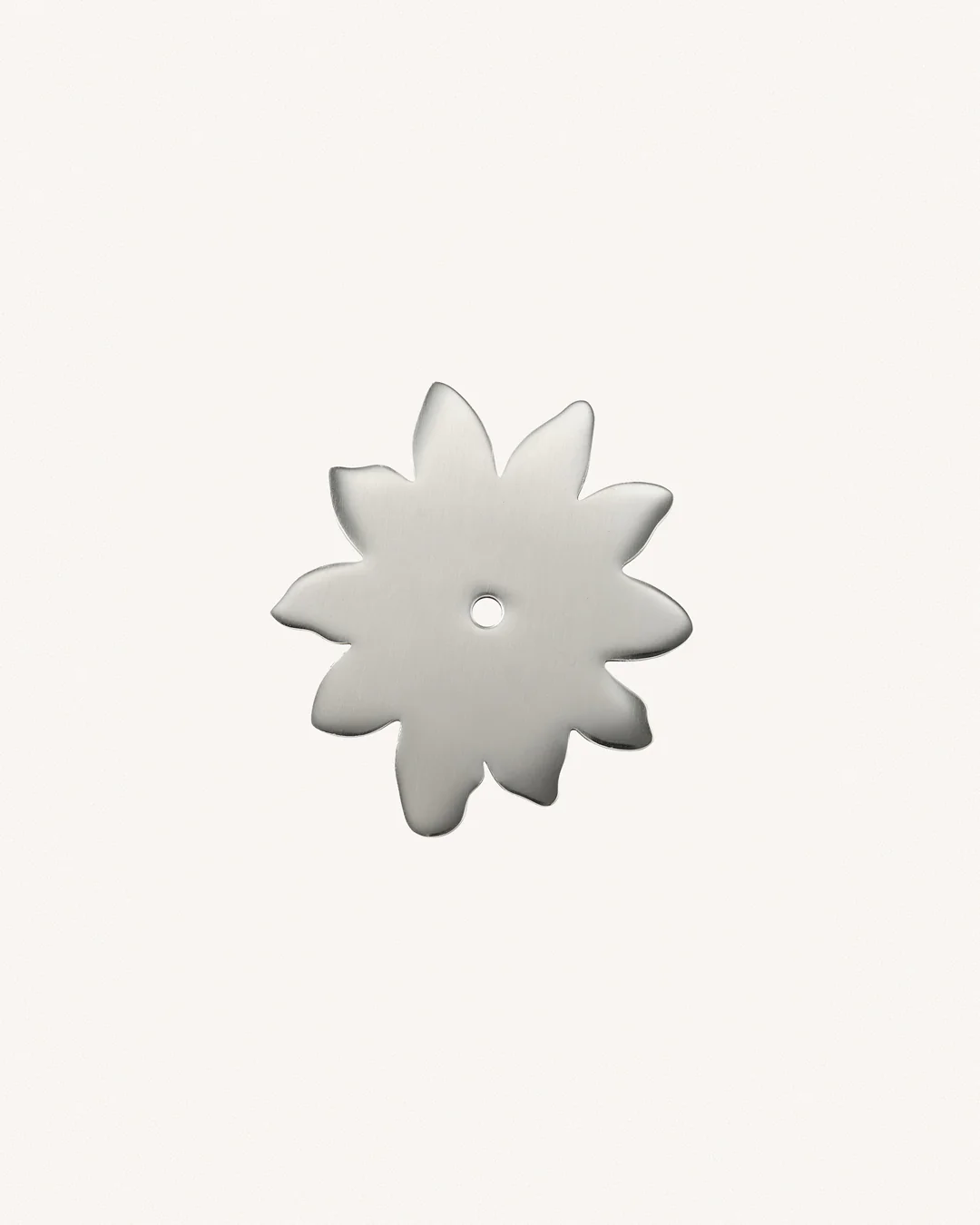 Flower Backplate, Brushed Nickel - Image 2