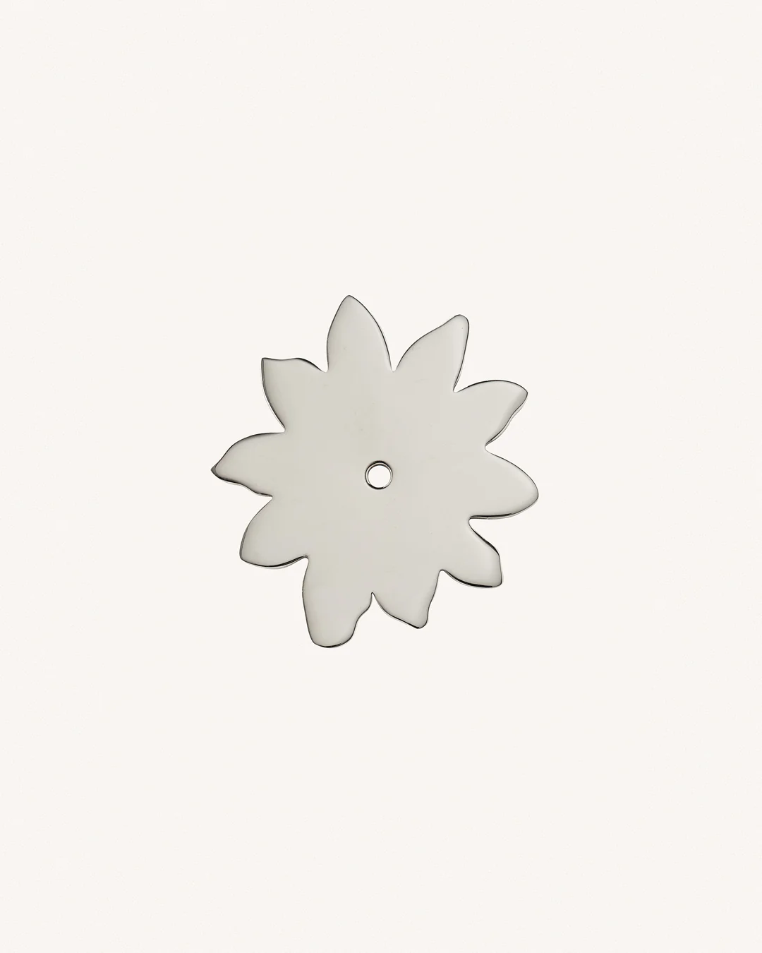 Flower Backplate, Polished Nickel - Image 4