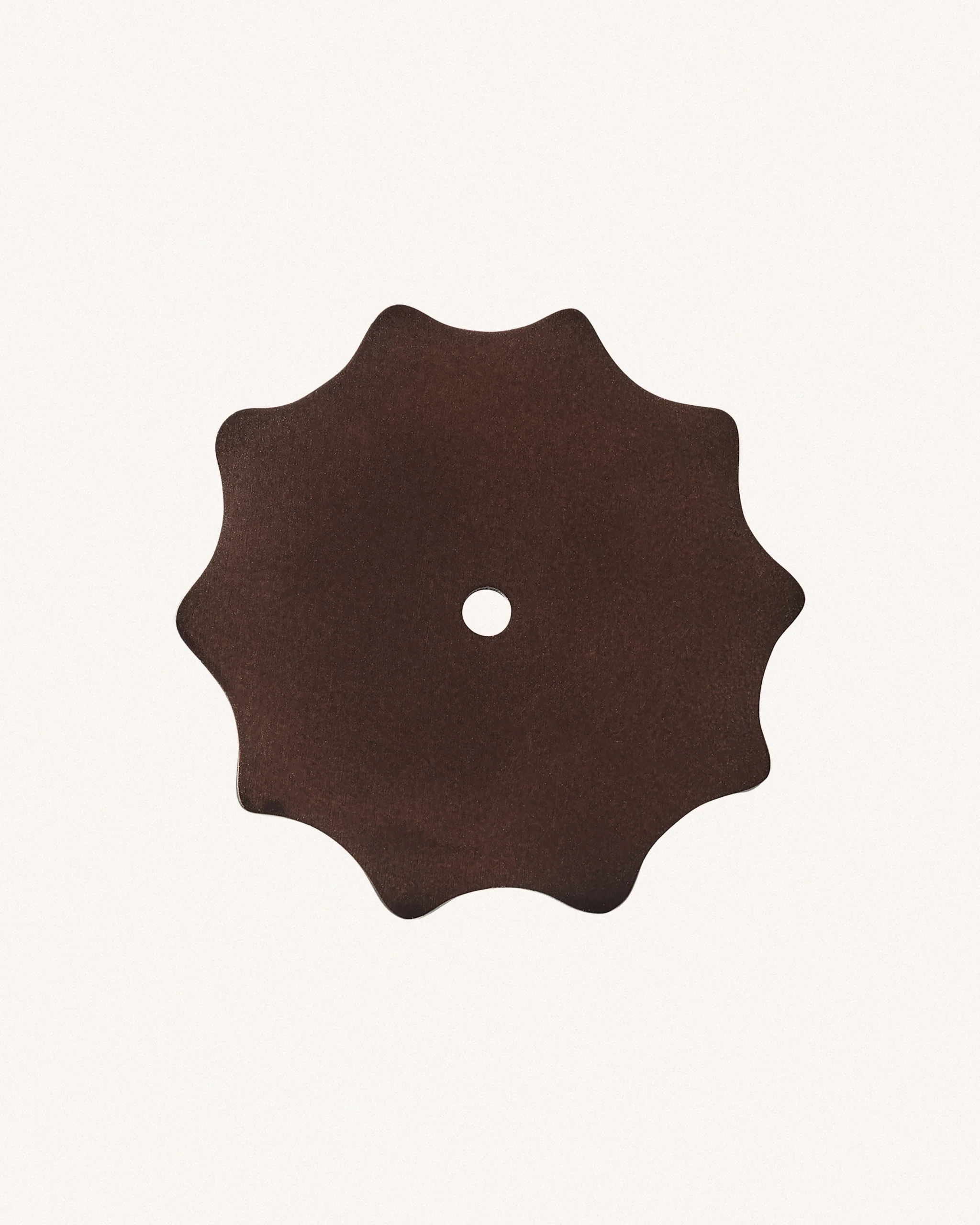 Large Wave Backplate, Blackened Bronze - Image 3