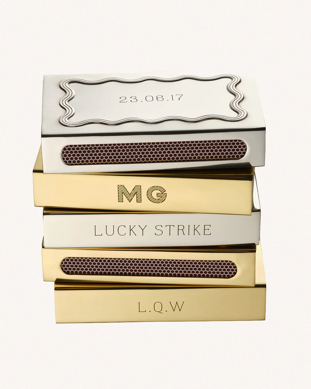 Lovebirds Matchbox Sleeve, Silver - Image 5