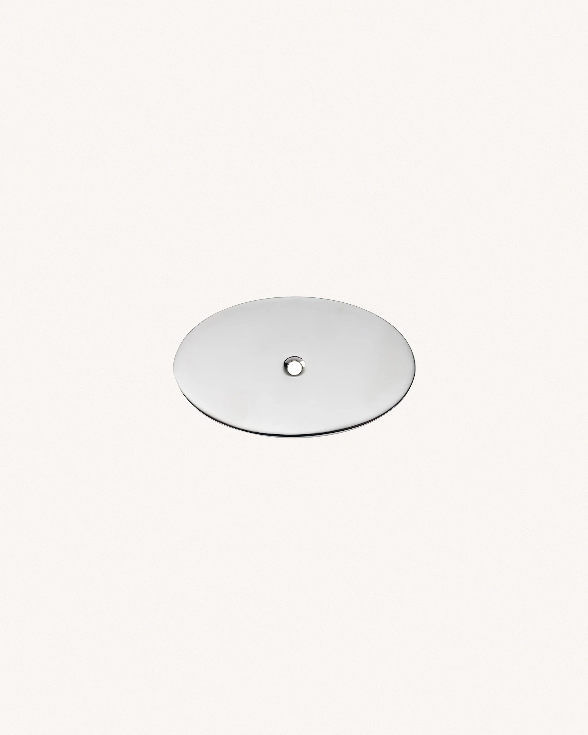 Oval Backplate, Polished Nickel - Image 4