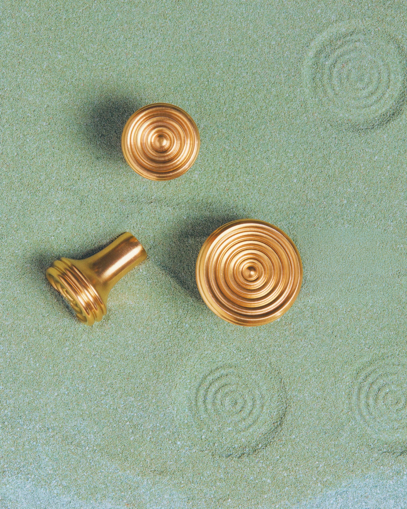 Ripple Knob, Aged Brass - Image 4