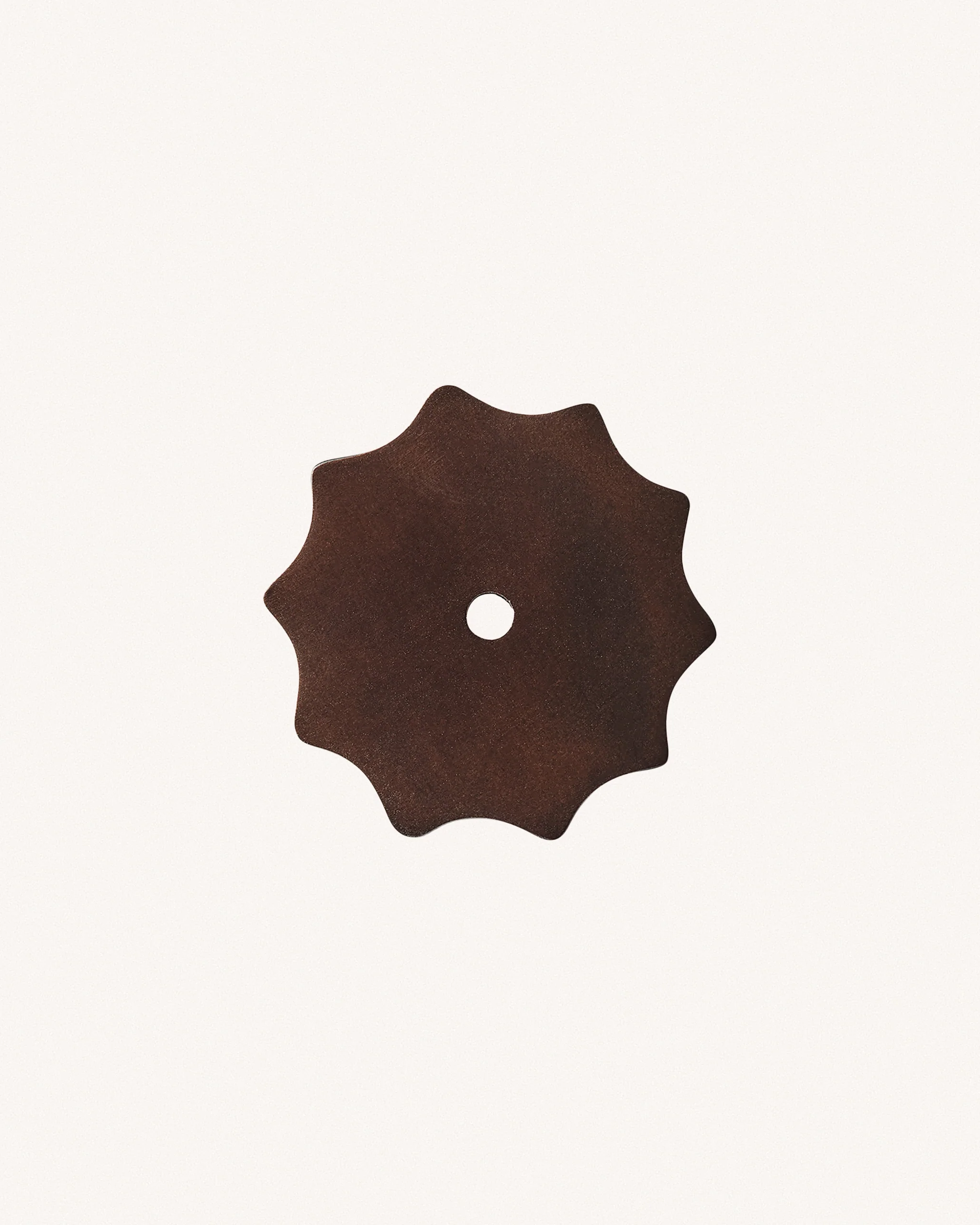 Small Wave Backplate, Blackened Bronze - Image 3