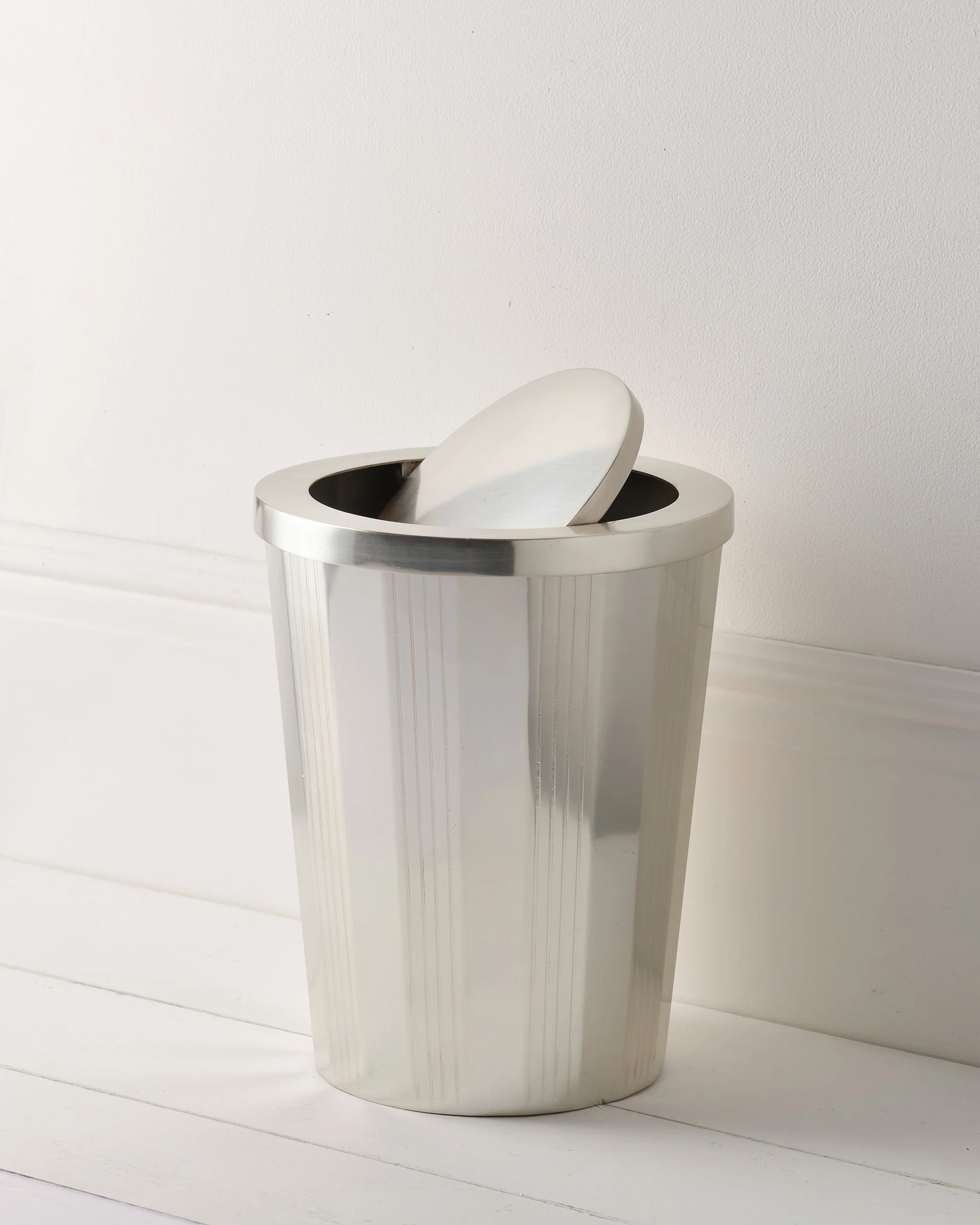 Swing Lid Bin, Brushed Nickel - Image 6