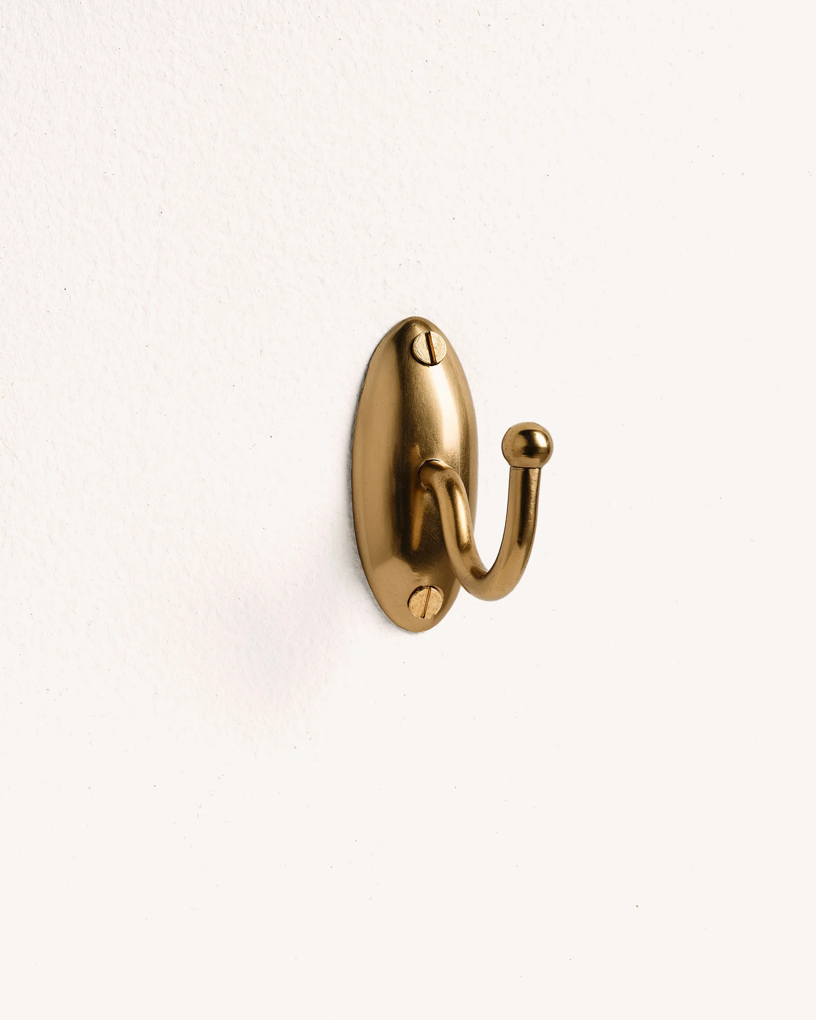 Tay Single Hook, Aged Brass - Image 3
