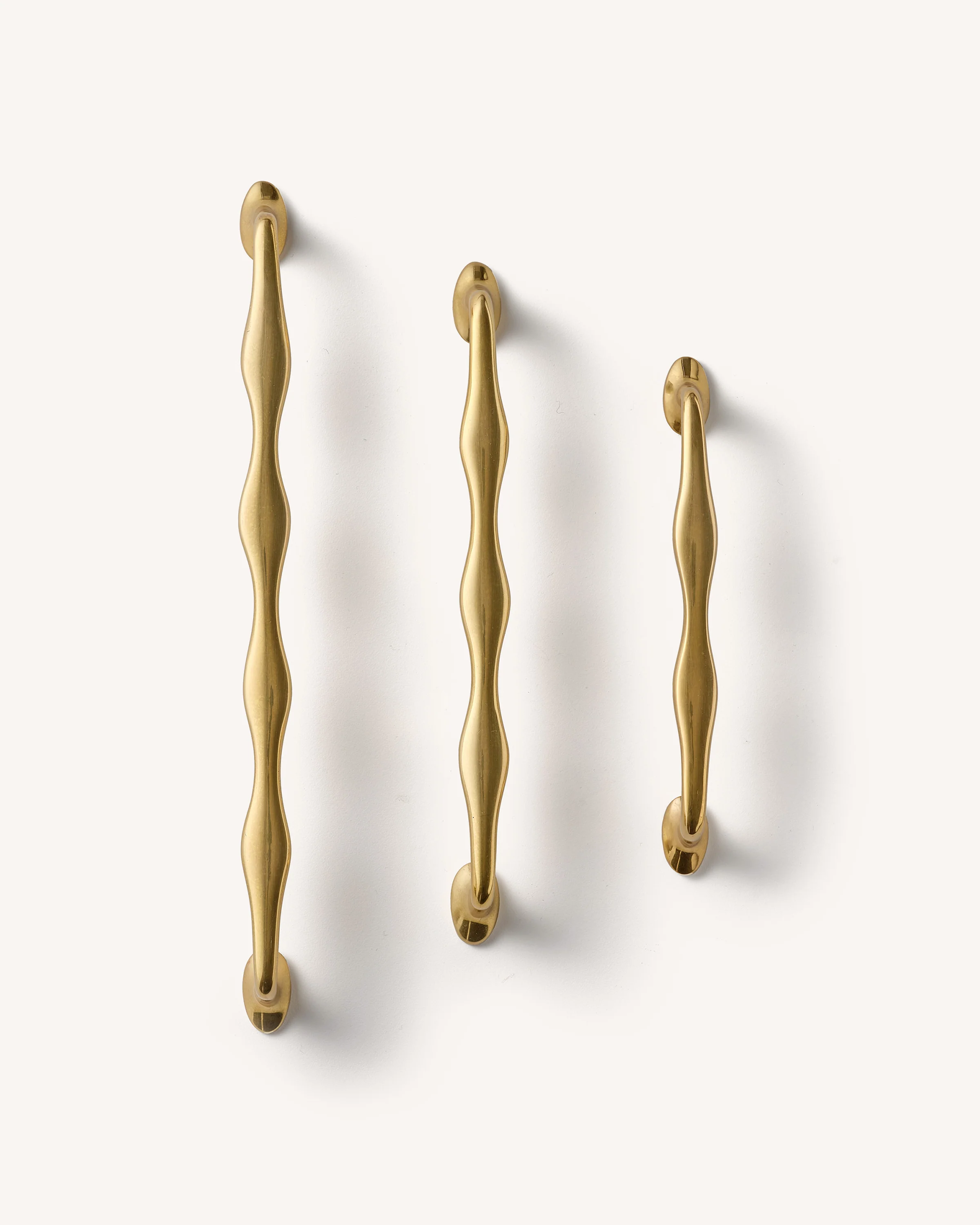 Wave Handle, Aged Brass - Image 8
