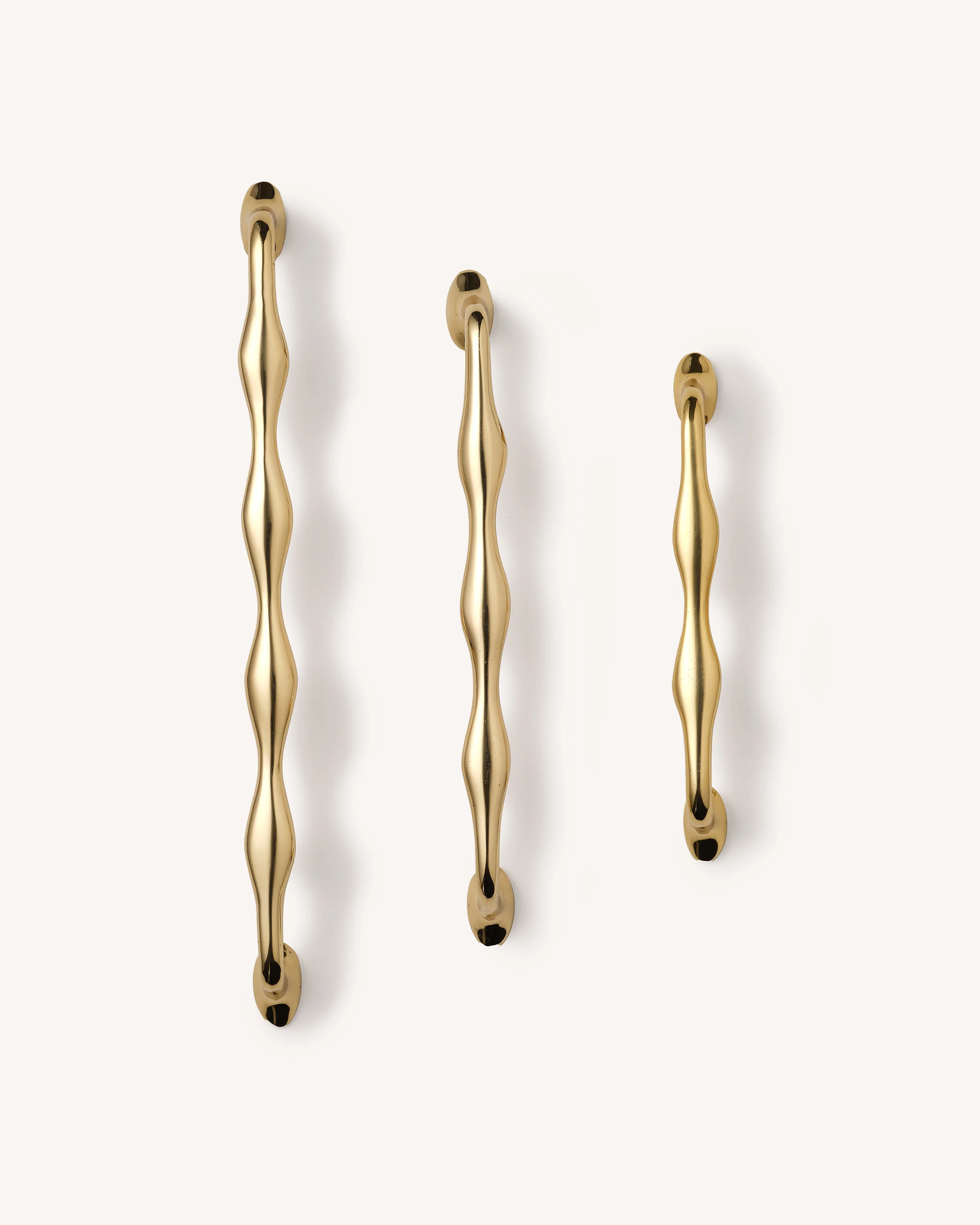 Wave Handle, Polished Brass - Image 5